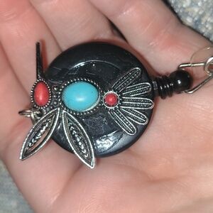 Hummingbird Retractable Badge Holder